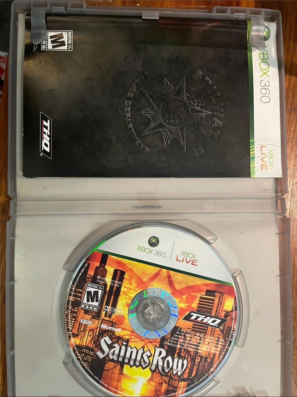 Saints Row (Platinum Hits) Edition for the Xbox 360 CIB